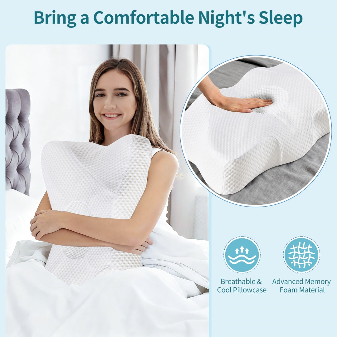 Vacuum packed pillow expands within 24-48 hours