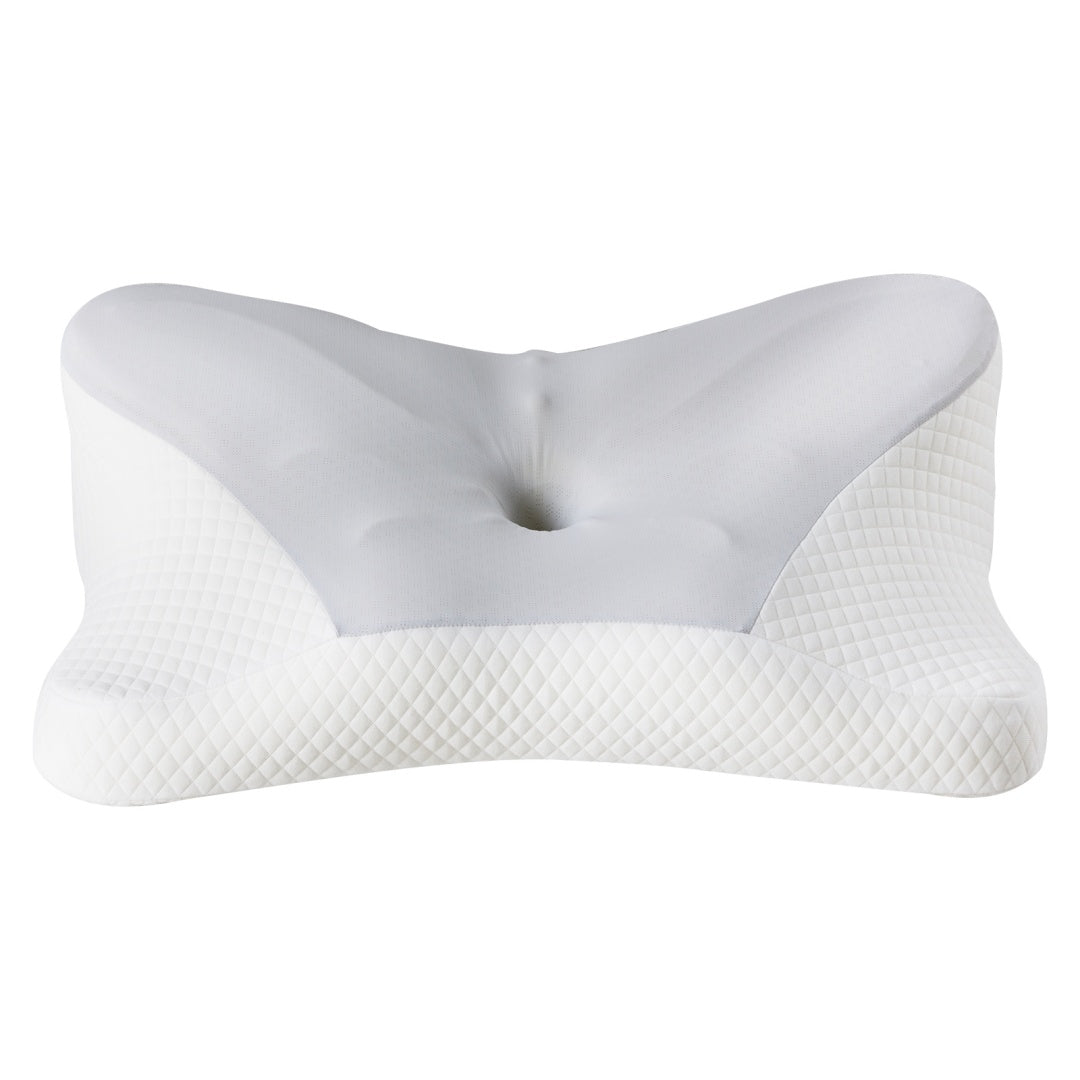 CloudRest Pro cooling cervical memory foam pillow in grey