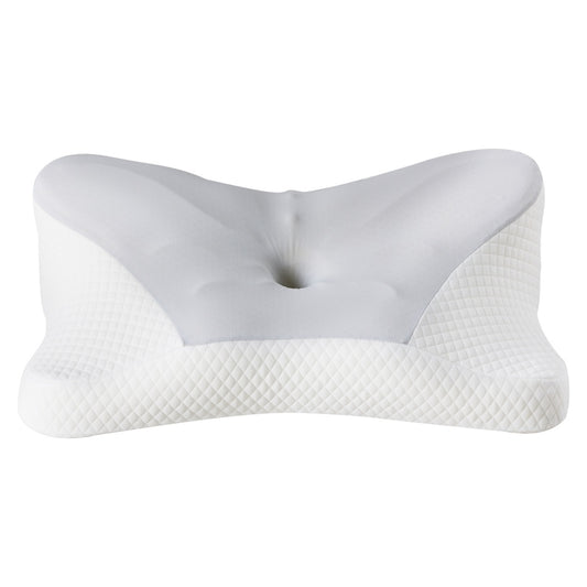 CloudRest Pro cooling cervical memory foam pillow in grey