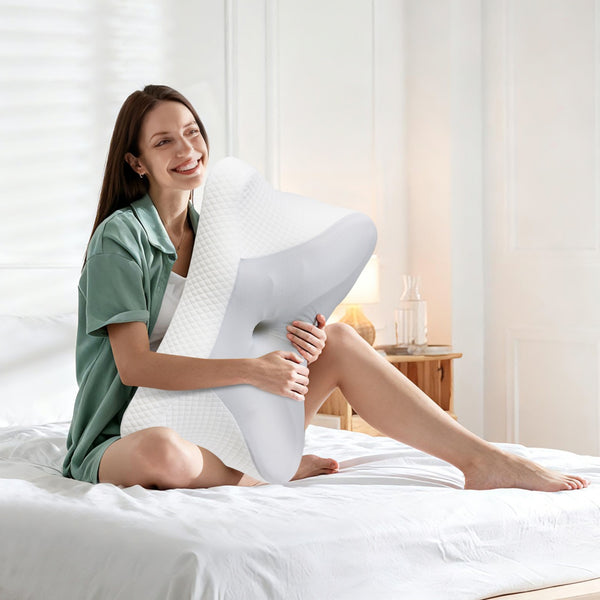 Side sleeper using CloudRest Pro cervical pillow